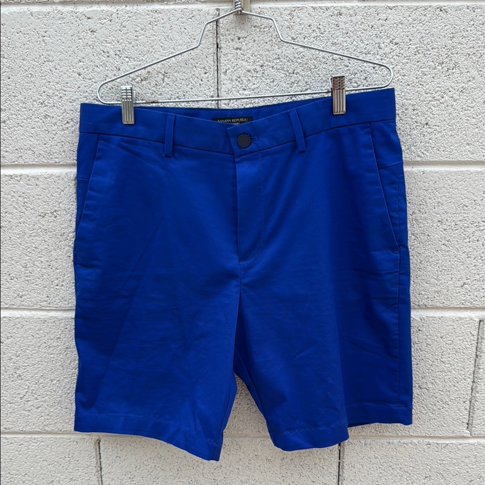 Men's banana republic Aiden Blue Shorts SZ 33